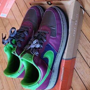 Air Force 1 Midnight Fog inside out